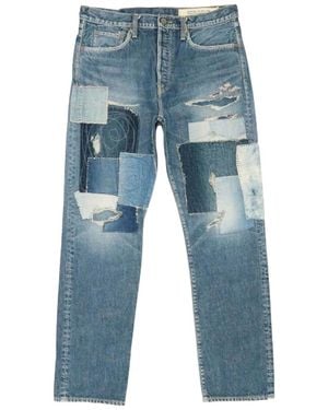 Kapital 14Oz Denim 5P Monkey Cisco Jeans Kap068" - Blue