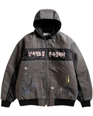 ANTI SOCIAL SOCIAL CLUB Distressed Jacket Asscss26Ow021" - Black