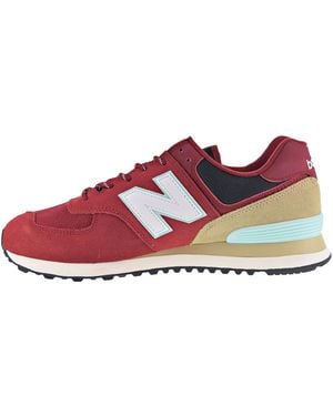 New Balance 574 "Dark Ml574Jhq" - Red