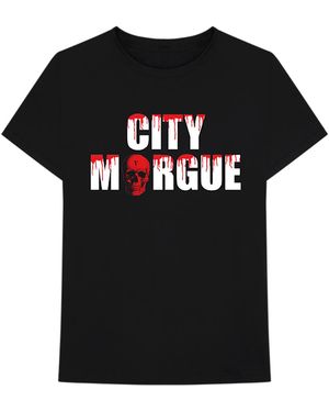 Vlone(GOAT) City Morgue Drip T-Shirt Vl0041" - Black