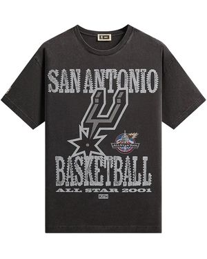 Kith Nba All-Star San Antonio Spurs Vintage T-Shirt Khm034984 001" - Black