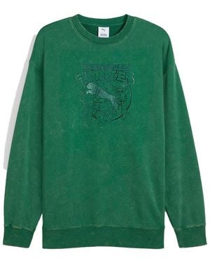 PUMA Relaxed Graphic Crew Tr "Tmnt - Green