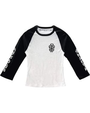 Chrome Hearts Dagger Baseball Long Mid Sleeve Babyshirt Chrm1810" - Black