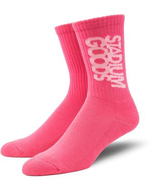 Stadium Goods Crew Sock Sgs0456" - Black