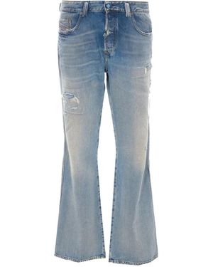 DIESEL 1998 D-Buck Distressed Jeans A1221809N2301" - Black