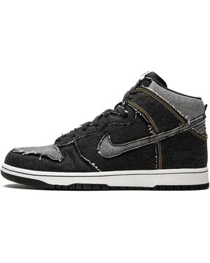 Nike Dunk Hi Denim" 312423 001" - Black