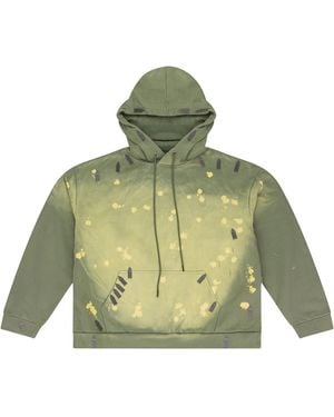 Who Decides War Overdyed Hardware Hoodie "Sage" 1110410011Ss24" - Green