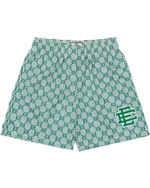 Eric Emanuel Gg Monogram Shorts Ee1014" - Green