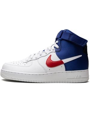 Nike Air Force 1 High '07 "Los Angeles Clippers" Bq4591 102" - Blue