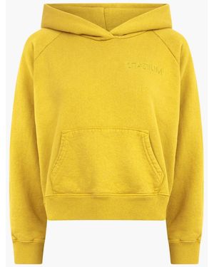 Stadium Goods Eco Cropped Sweatshirt "desert Storm" - Yellow