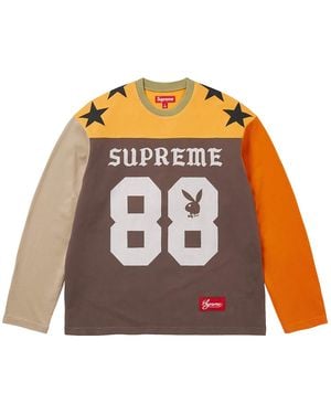 Supreme Playboy L/S Football Top "Ss26 - Black