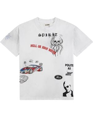 Alchemist Skull T-Shirt Alss26Mjsst42F" - Black