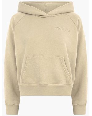 Stadium Goods Eco Cropped Sweatshirt "light Khaki" - Natural