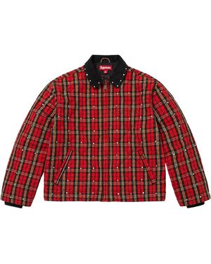 Supreme B.B. Simon Quilted Work Jacket "Fw25 - Red