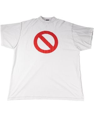 Balenciaga Bfrnd Series Inside-Out Oversized T-Shirt "Off" 787358Tqvg89016" - Black