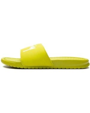 Nike Benassi "Stüssy" Shoes - Yellow