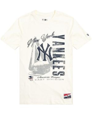 KTZ 1917 New York Yankees Throwback T-Shirt "Cream" Ne536" - Black