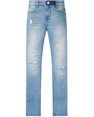 RTA Bryant Skinny Jean Haze Triple Cross" Mlfqd1069 B1205Bhtcs" - Black