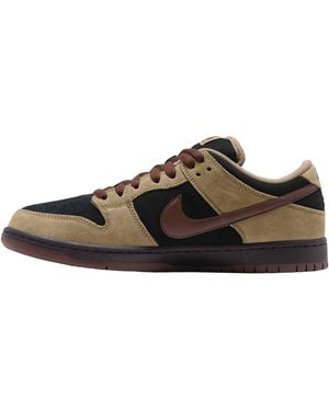 Nike Sb Dunk Low Pro "Filbert Light Chocolate" Hq1625 201" - Black