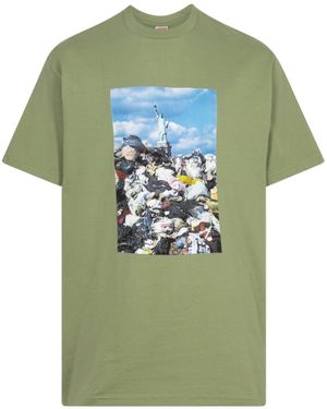 Supreme Trash T-Shirt "Fw22" Su12160" - Green