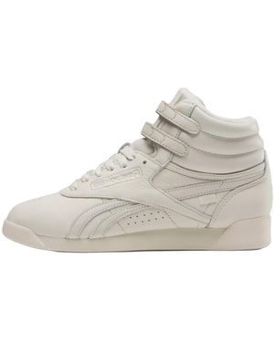 Reebok X Anine Bing Freestyle Hi "Bone Chalk" 100206922" - Black