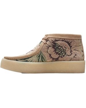 Clarks Wallabeecup Bt "Light Sand" 26171994" - Black
