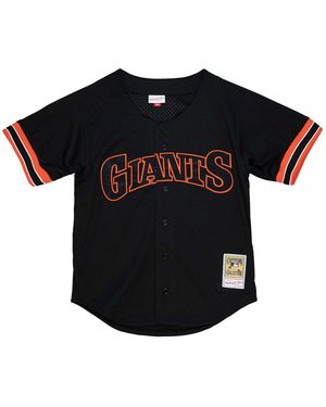 Mitchell & Ness Authentic Bp Jersey "Mlb Giants 1993 Will Clark" Abbf3101 Sfg93Wclblck" - Black