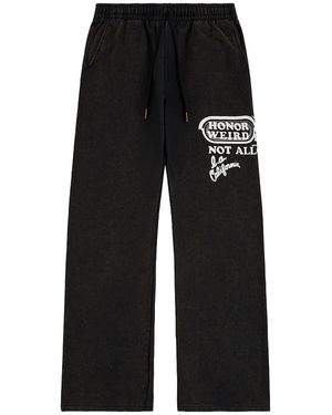 Honor The Gift Not Allowed Joggers Htg260116 Blk" - Black