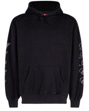 Supreme Patches Spiral Hooded Sweatshirt "Ss23" - Black