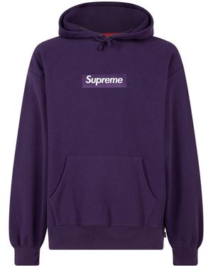 Supreme Box Logo Hooded Sweatshirt "Fw23" Su100178" - Blue