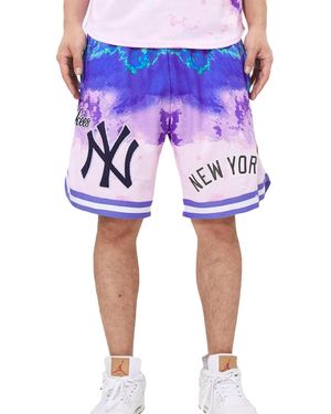 Pro Standard Mlb New York Yankees Pro Team Multi/Dip Dye Shorts "Multi Lny331660 Mul" - Black