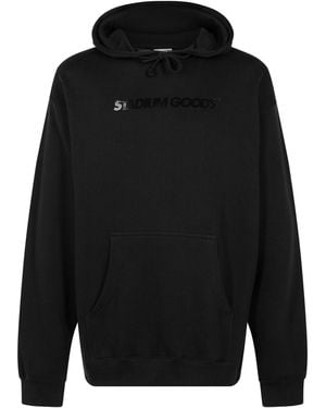 Stadium Goods Horizontal Logo Hoodie Sgs0549" - Black