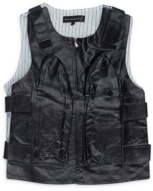 Who Decides War Bullet Point Vest 1131070010Ss24" - Black