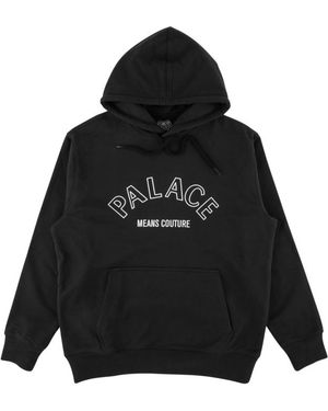 Palace Couture Hoodie P14Hd052" - Black