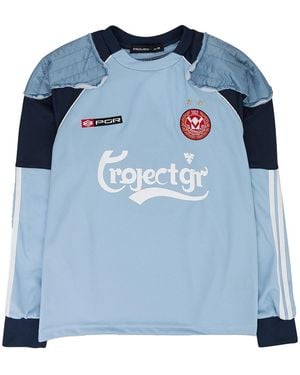 PROJECT G/R Goalkeeper Kit Long Sleeve T-Shirt Pgr Xtsh 0002" - Blue