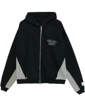 GALLERY DEPT. Contrast Panel Sweatshirt "Washed Heather" Gd170" - Black
