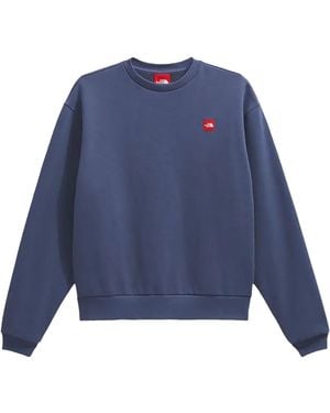 The North Face Tnf Box Crewneck Sweatshirt "Lunar" Nf0A8Eg1Bot" - Blue