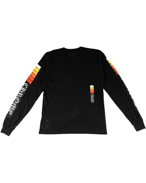 Chrome Hearts Boost Long-Sleeve T-Shirt Chrm1445" - Black