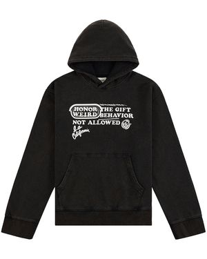 Honor The Gift Not Allowed Hoodie Htg260164 Blk" - Black