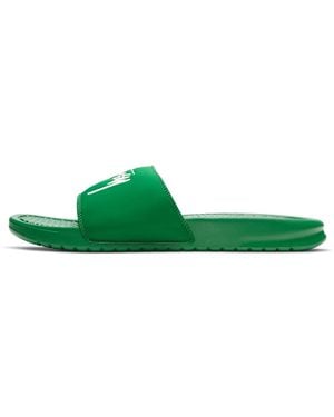 Nike Benassi Slide "Pine/Sail" Dc5239 300" - Green