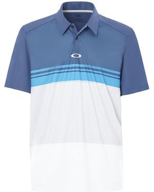 Oakley Colour Block Take Polo Shirt "Ensign" 434039 64W" - Blue