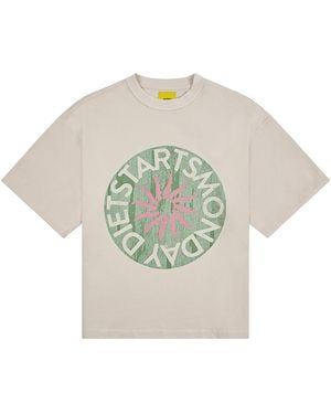 DIET STARTS MONDAY Sol T-Shirt "Antique Washed" Dsm Sum26 046" - Black