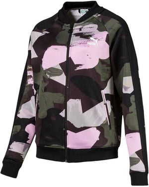 PUMA Classics T7 Track Jacket Aop (iron Gate) Coat - Multicolour
