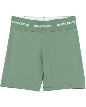 New Balance Sleek High Rise Sport Short "5 Inch - Green