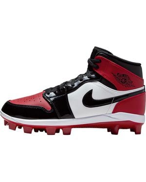 Nike 1 Retro High Mcs "Patent Bred Toe" Av5354 600" - Black