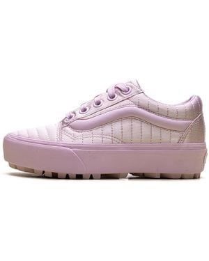 Vans Snow Padded Old Skool Lug Platform Trainers Vn0A3Wlx07P" - Purple