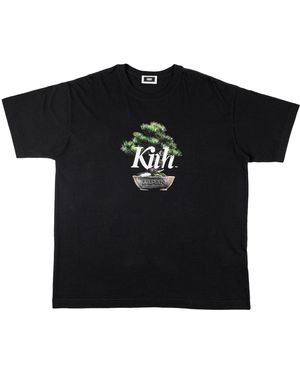 Kith Japan Bonsai T-Shirt Khm030020 001" - Black