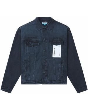 Purple Brand Sky Denim Jacket P027 Pbcs824" - Blue