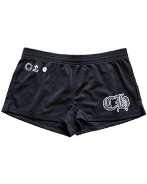 Chrome Hearts Stadium Mesh Shorts Chrm0508" - Black