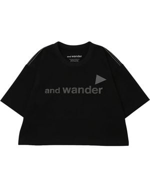 and wander Ref T-Shirt 5746184193 010" - Black